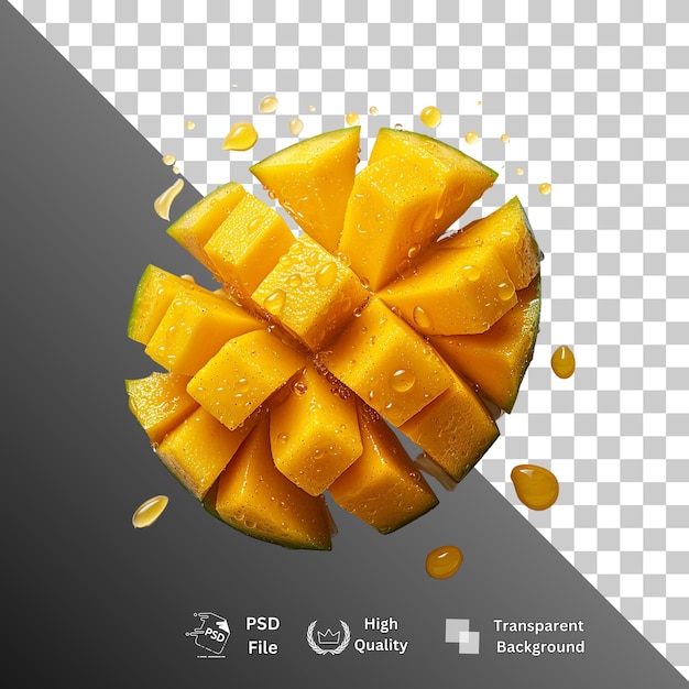 Mango isolated on transparent background