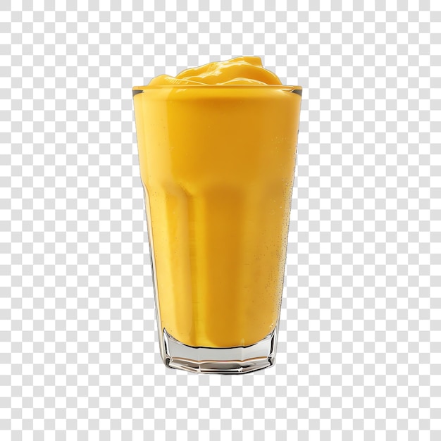 PSD mango smoothie realistic