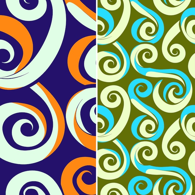 Maori Koru Pattern Derived From a Spiral Shape Representing Creative Abstract Geometric Vector