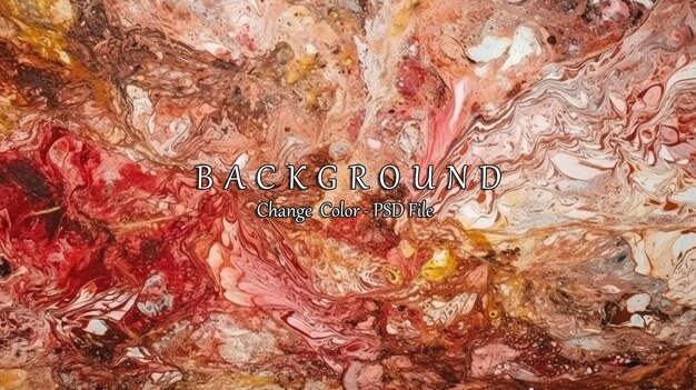 marble background Digital art marbling texture ruby colors Ai Generated Image