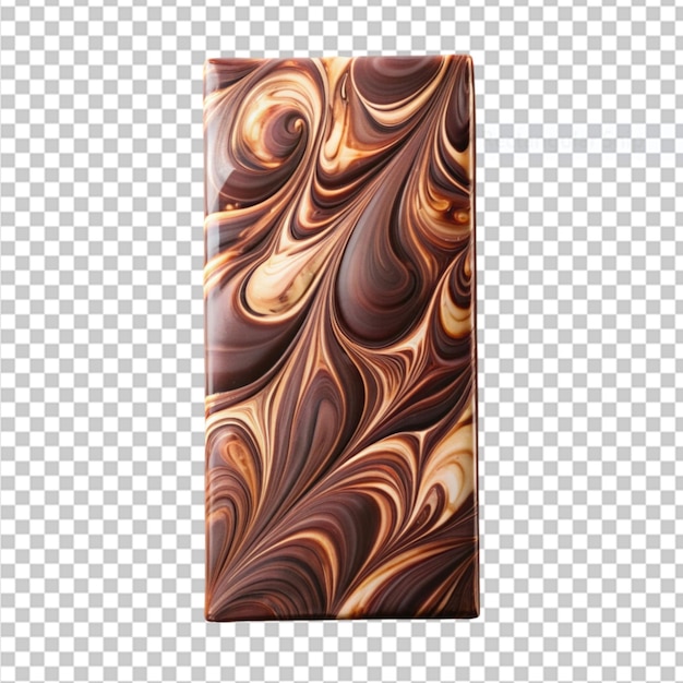 marble masterpiece chocolate on transparent background