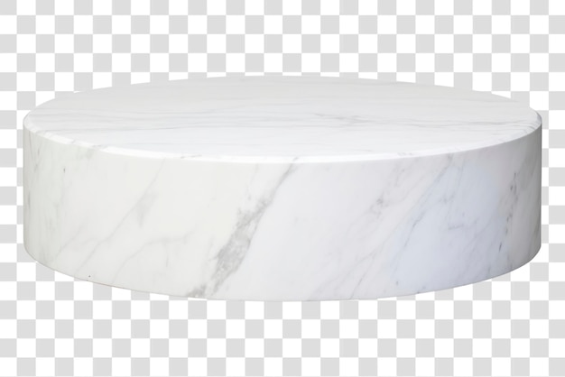 PSD marble round display pedestal