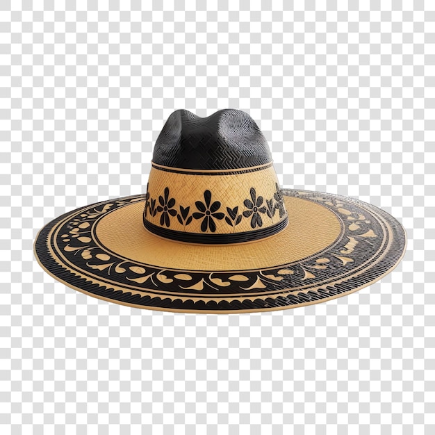 PSD mariachi hat mexican realistic