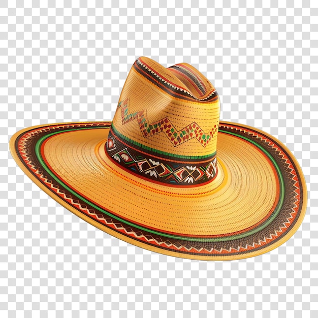 PSD mariachi hat for national hispanic heritage month festival illustration