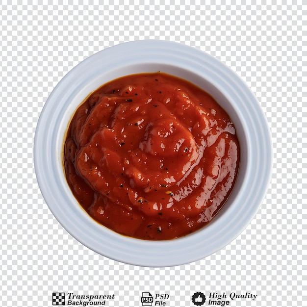 PSD marinara sauce isolated on transparent background