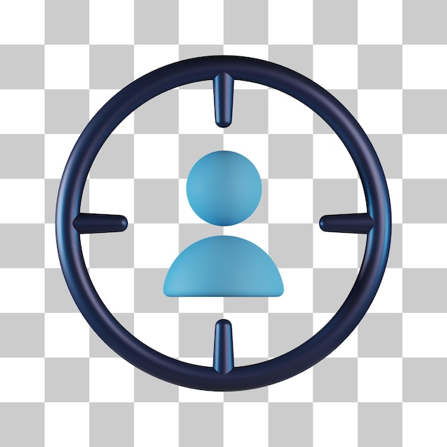 Marketing Target 3D Icon