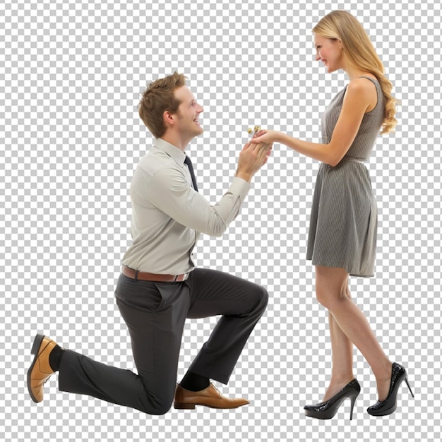 marriage proposal on one knee