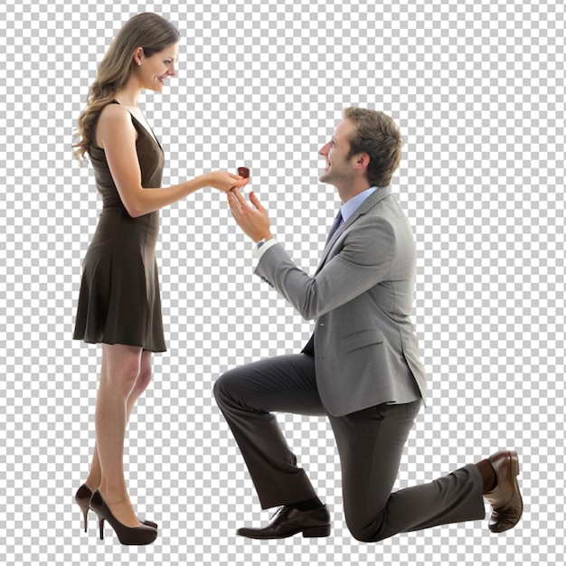 marriage proposal on one knee