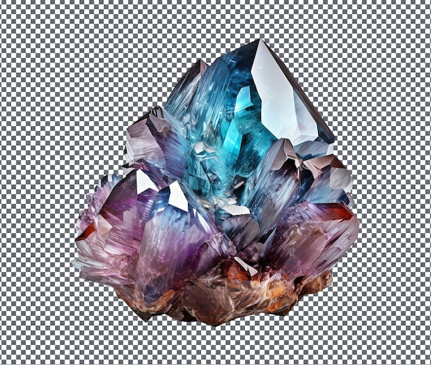 PSD marvelous alexandrite isolated on transparent background