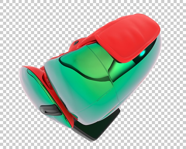 Massage chair isolated on transparent background 3d rendering illustration