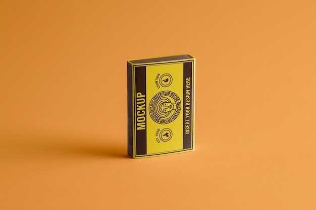 Match box mockup design