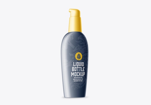 Matte Soap Bottle Mockup