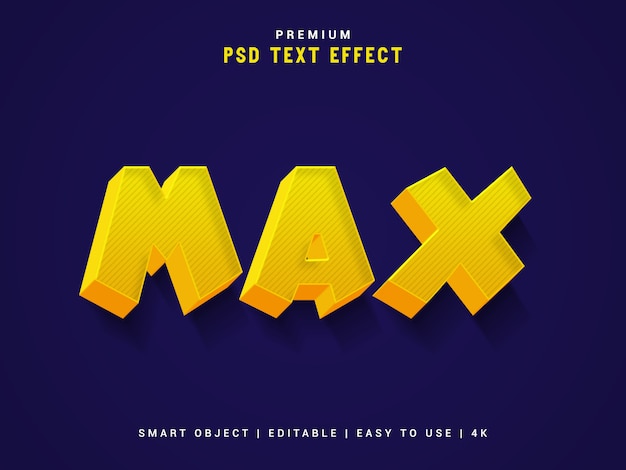  Max Typographic Text Effect Maker, 3d template.