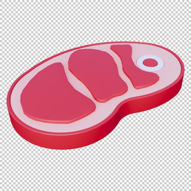 Meat 3D Icon