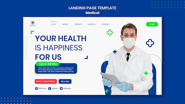 Medical aid landing page