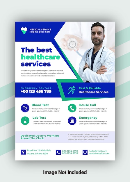 Medical Flyer Template Design