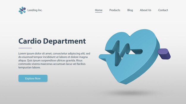 PSD medical health landing page