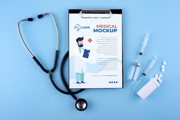 Medical material mockup design