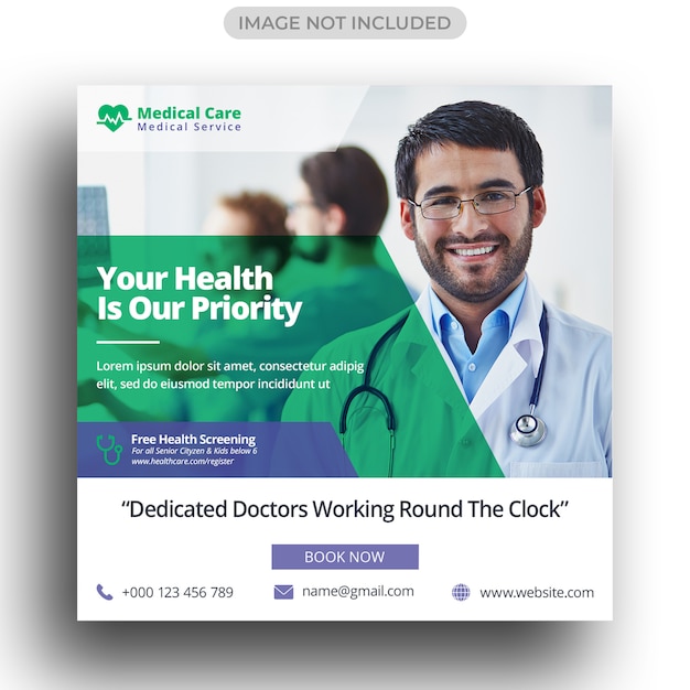 Medical Social media post Template