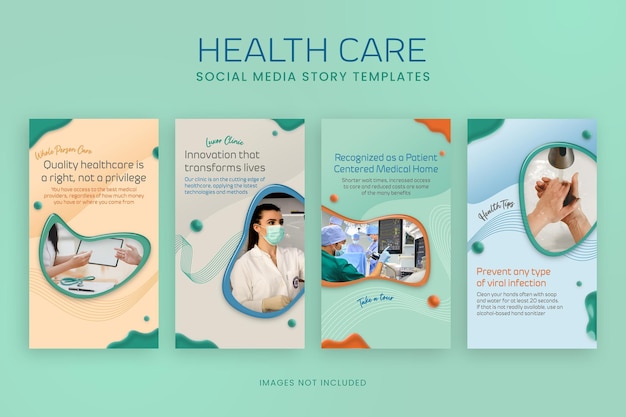 Medical Social Media Story Templates for Instagram and Facebook