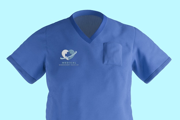 Medical uniform  mockup design