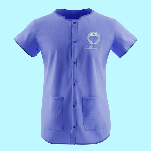 Medical uniform  mockup design