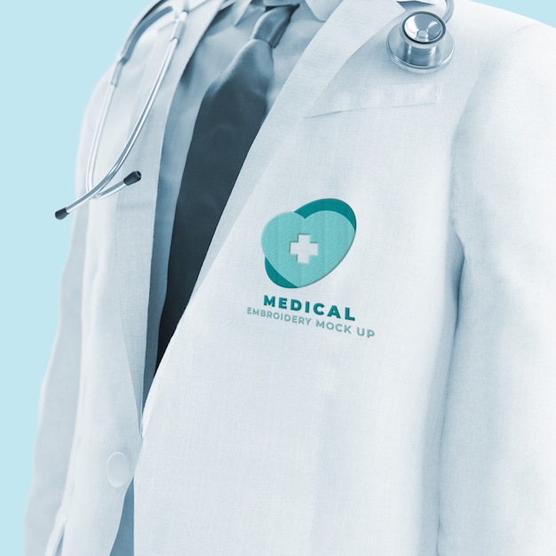 Medical uniform  mockup design