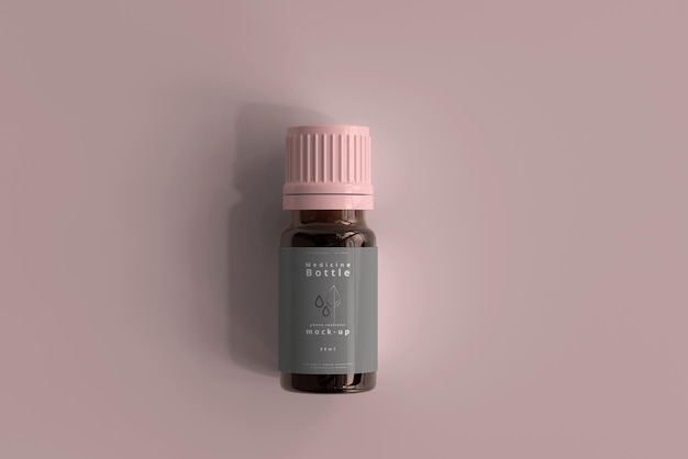 Medicine Bottle Mockup