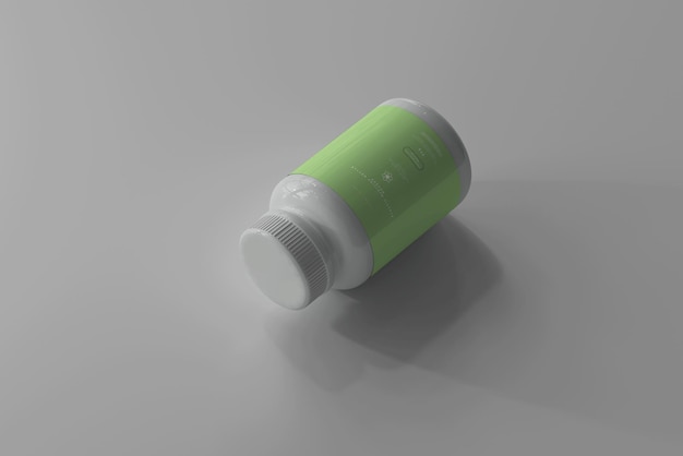 Medicine Bottle Mockup