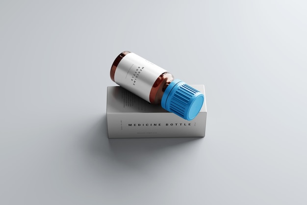 Medicine Bottle Mockup