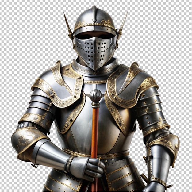 medieval knight armor transparent background