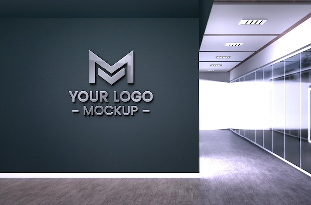 Meeting room logo mockup