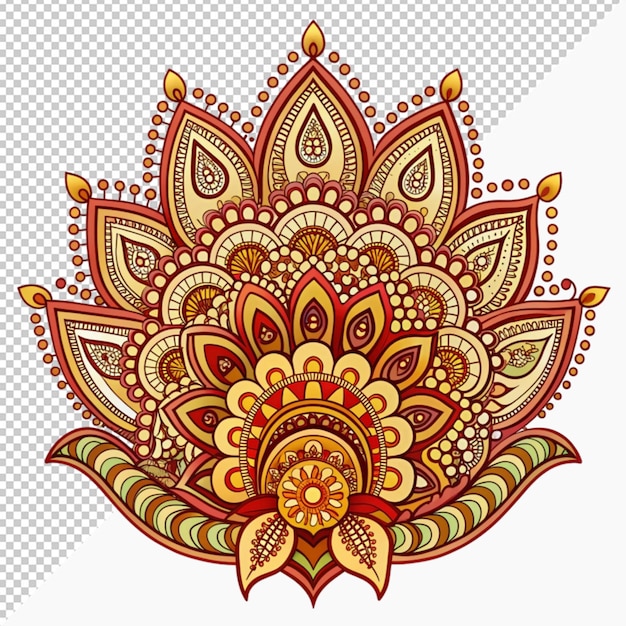 PSD mehndi design