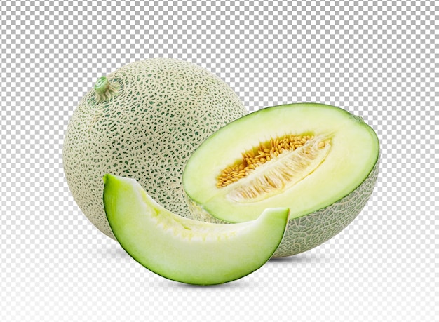 Melon slice isolated