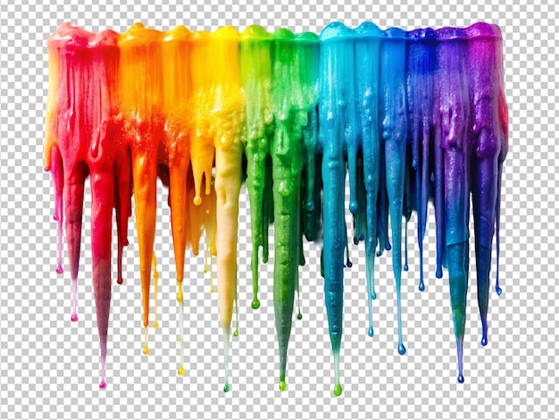 melting crayons frozen