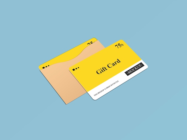 Membership Card, Gift Card, Smart Card, Discount card, Offer card 3d Mockups Template