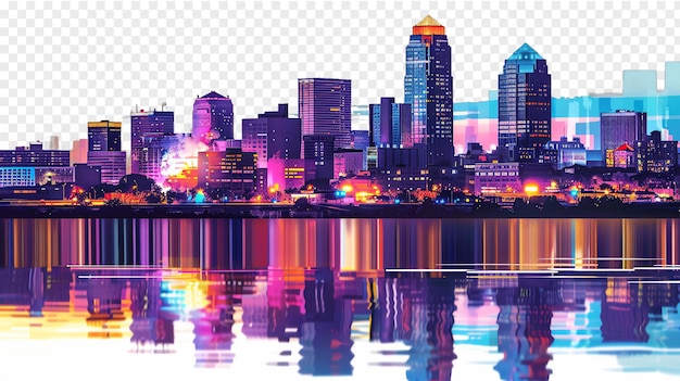 PSD memphis city skyline