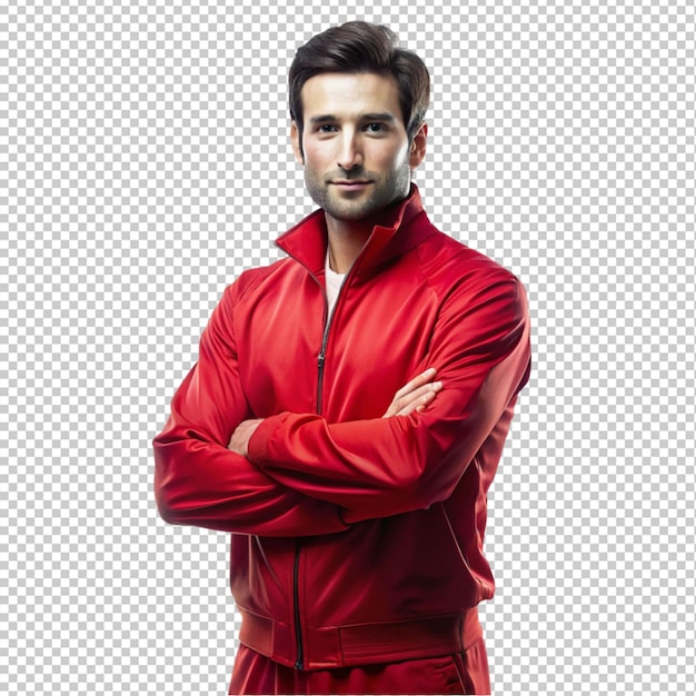 PSD men cloth on transparent background