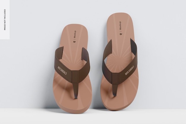 Men Sandals Mockup