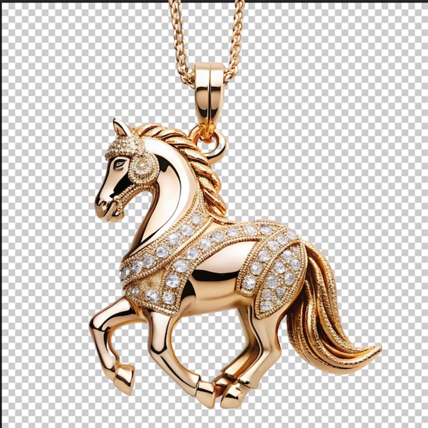 mens necklace pegasus horse pendant