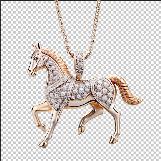 mens necklace pegasus horse pendant