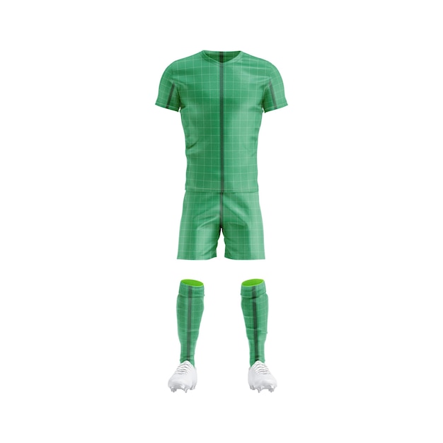 Mens Soccer Kits Mockup