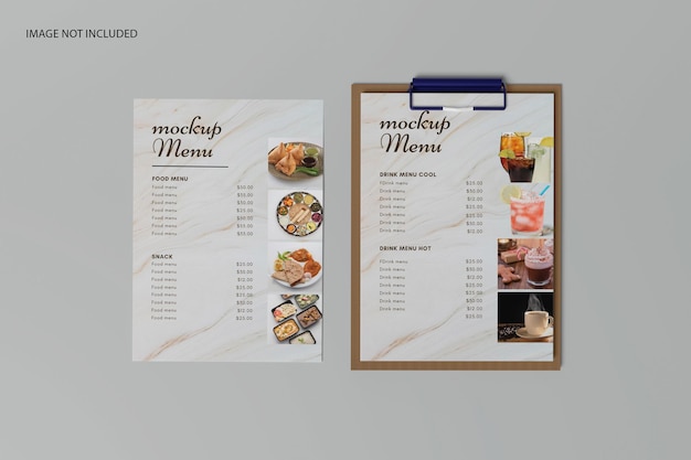 Menu Mockup