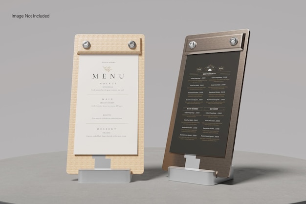 Menu Mockup