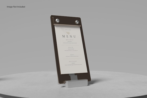 Menu Mockup