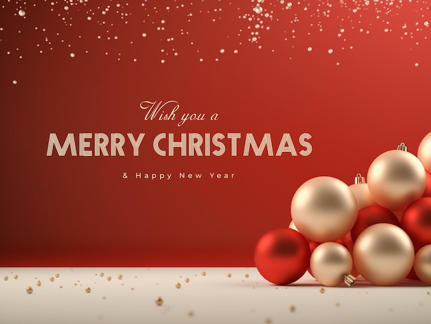 Merry christmas decorative festival wishes greeting