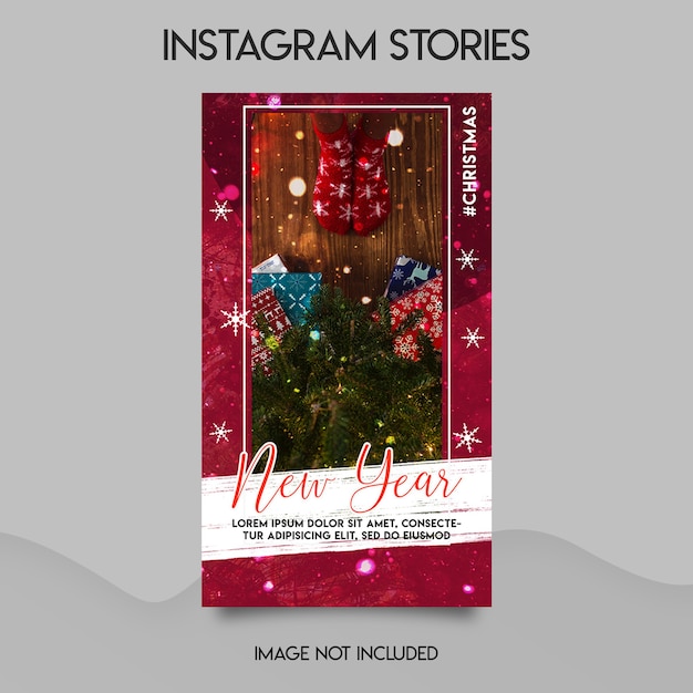 Merry Christmas Instagram stories template