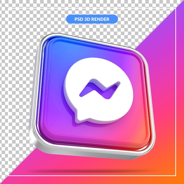 Messenger social media 3D styles