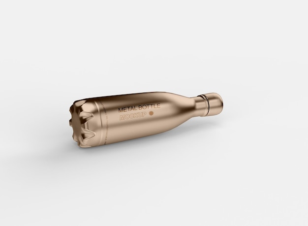 Metal Bottle Mockup