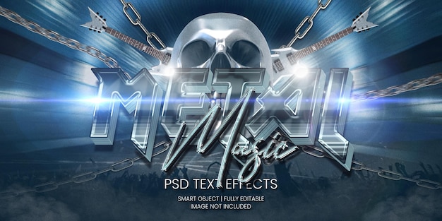 METAL MUSIC TEXT EFFECT